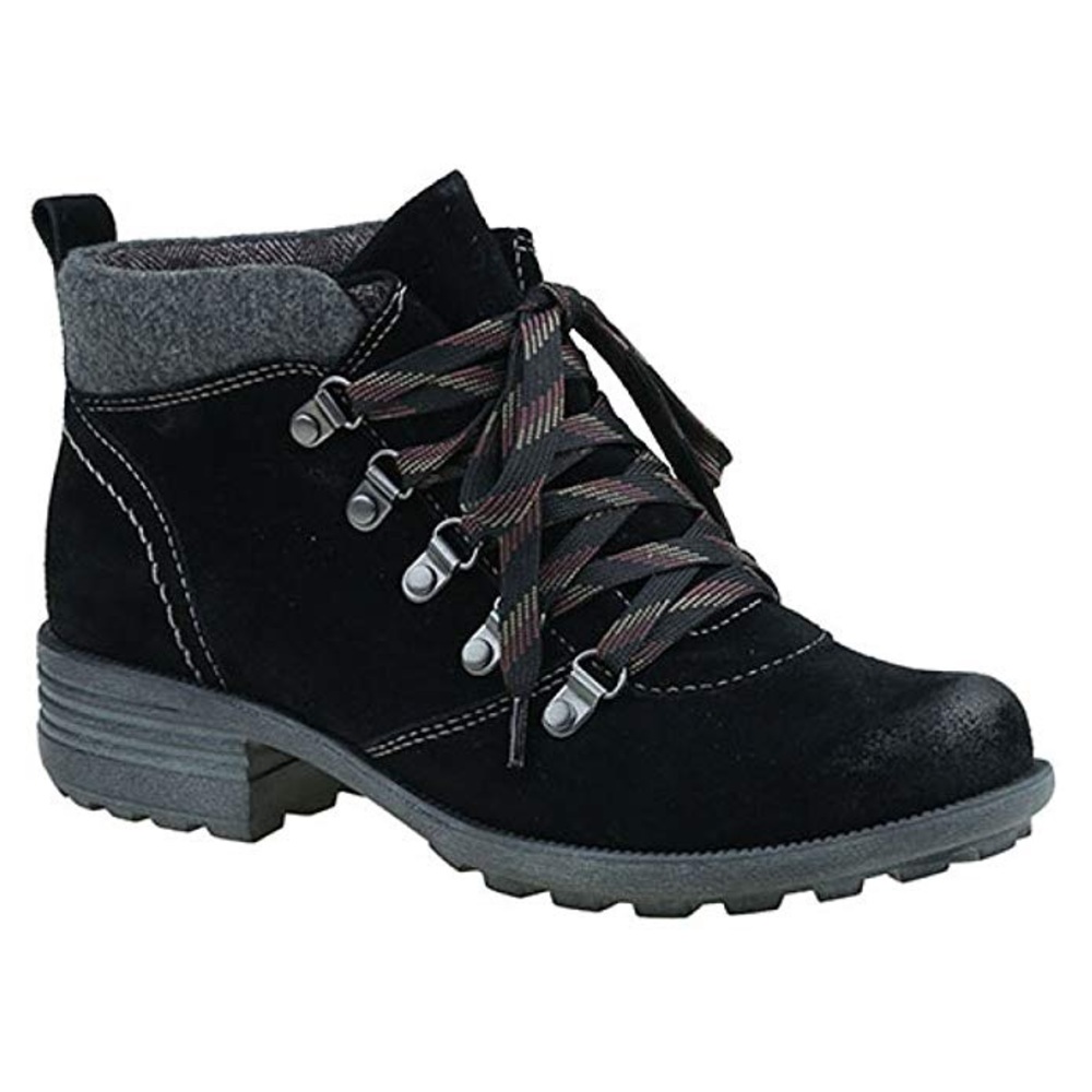 Earth Origins Women’s Black Cow Suede Ankle Boots - Picture 1 of 8